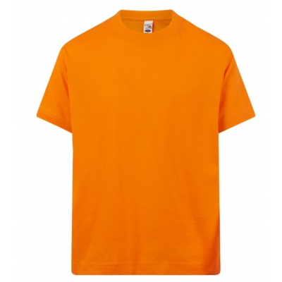 Baby T-shirt basic korte mouw oranje